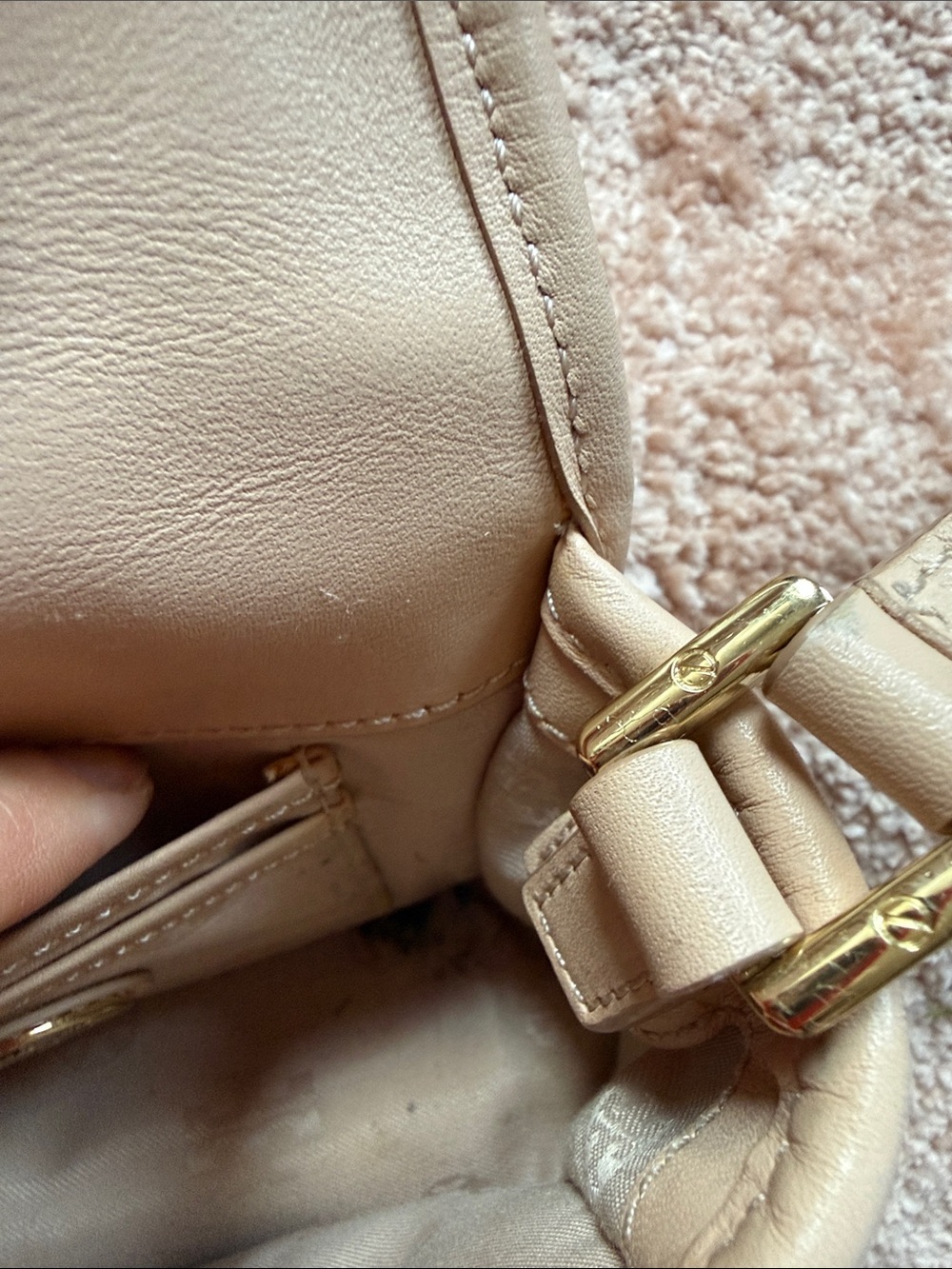 Tory Burch Robinson Crossbody Bag with Gold Turn-Lock light pink - Picture 3 of 4